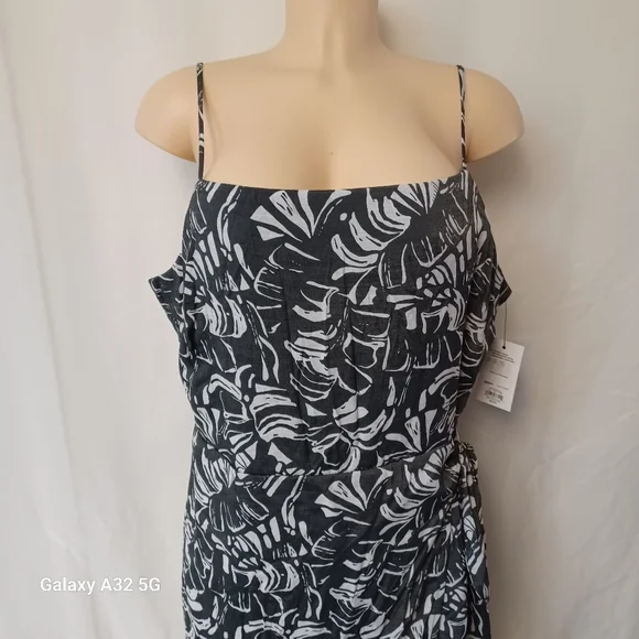 Nine West Black and White Sleeveless Sundress Size XL - Picture 3 of 13